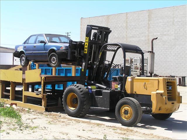 Champ rough terrain forklift, 23FT, 7K, diesel, 2-whdr