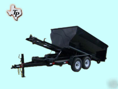 New 2010 texas pride 7X12 roll off dump trailr 14K