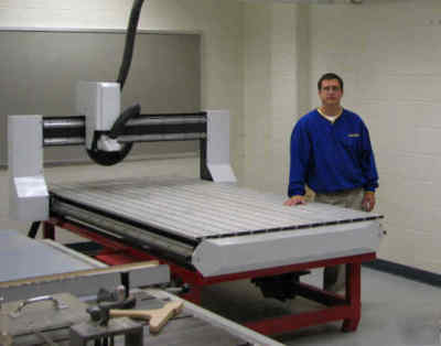 Professional 4'X8' cnc table router machine 3 axis 