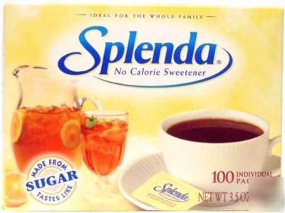 Splenda 12 - 100 count packages