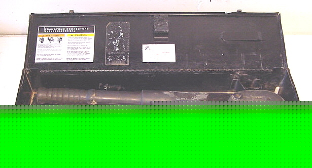 Burndy revolver y 750 hypress hydraulic crimper & case