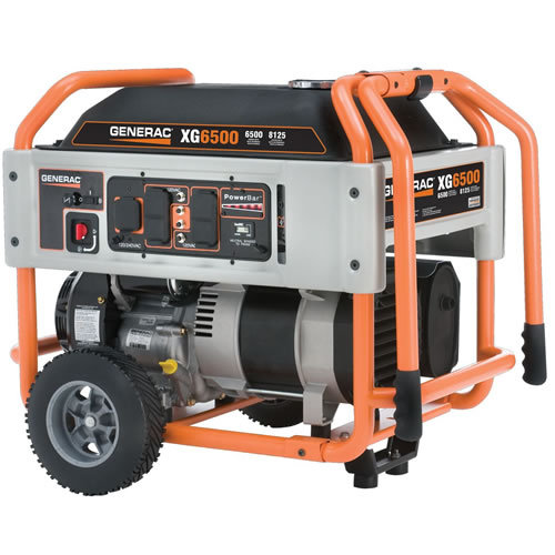 Generac XG6500E 6.5KW electric start portable generator