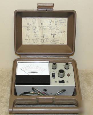 Heathkit in & out of circuit transistor tester it-18