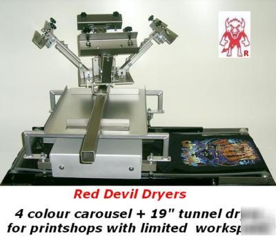 T shirt & screen printing equipment printer & dryer