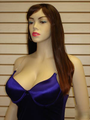 Beautiful busty female mannequin sy-0101 / with wig