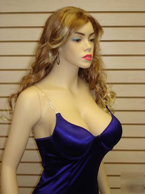 Beautiful busty female mannequin sy-0101 / with wig