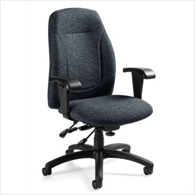 Global total office echo mid back multi-tilter chair