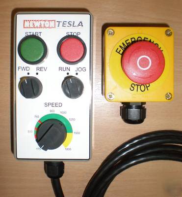 3-phase inverter remote control pendant & em stop 