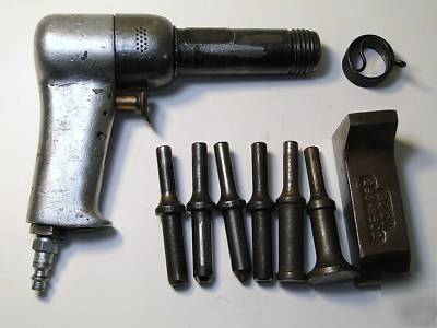 Chicago pneumatic 4X rivet gun kit aircraft tools