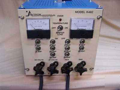 Avtron K492 120 amps @ 27/54VDC load bank