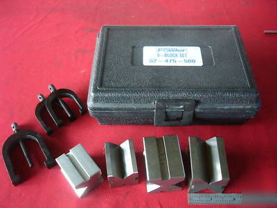 Fowler precision match set v blocks 4 pcs