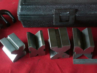 Fowler precision match set v blocks 4 pcs