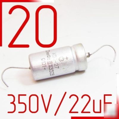 350V 22UF K75-24 electrolytic capacitors | 20 pcs