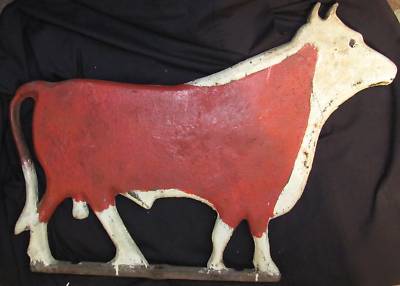 Antique windmill weight bull cow vintage fairbury 12 ft