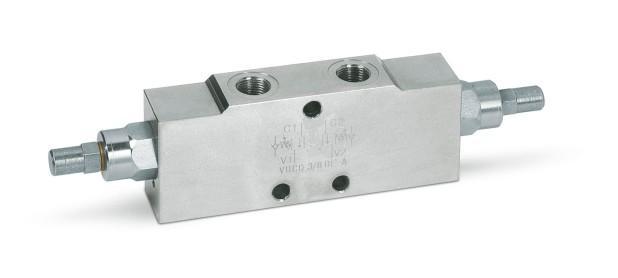 Double overcentre valve type a 3/8