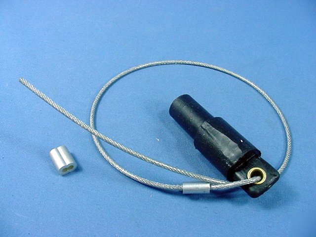 Leviton black male cam plug cap ect 15 series 15P21-e