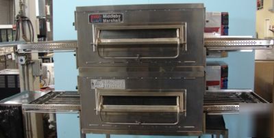 Middleby marshall PS536 ct double conveyor pizza oven