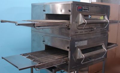 Middleby marshall PS536 ct double conveyor pizza oven