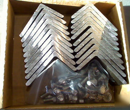 New 20 x unirac 211-0031 bronze finish serrated l-feet 