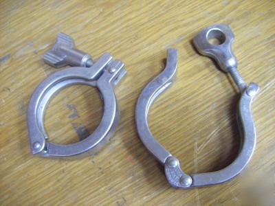 Tri-clover stainless clamp 2 inch satinless clamp