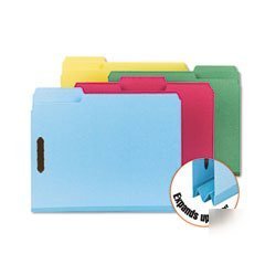 SMD14937 - colored pressboard fastener folders 14937