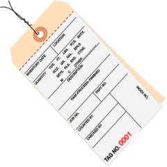 Shoplet select inventory tags 2 part carbonless 8 pr