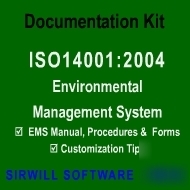 ISO14001:2004 (iso 14001 / 14004) environmental manual