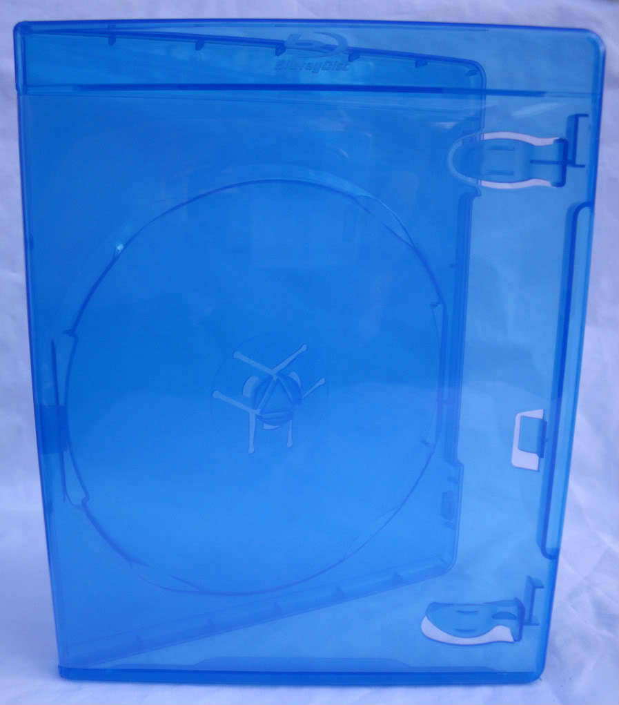 New replacement blu-ray storage case oem size blue logo