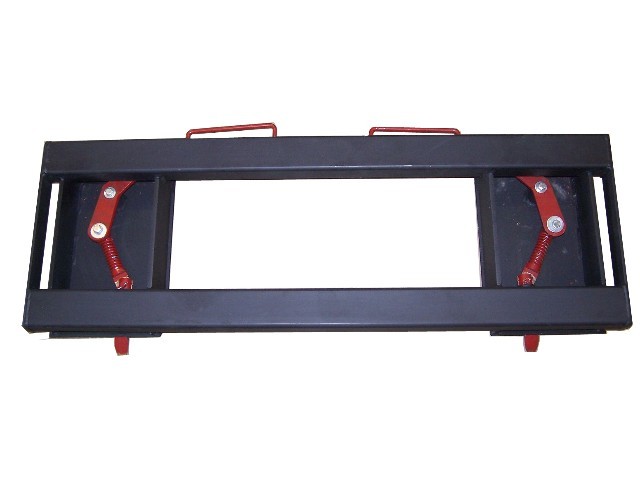 Skid steer hitch adapter_converter w/ blank back frame