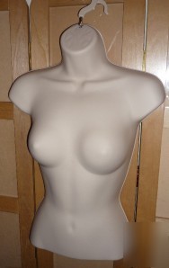 3/4 cream heavy duty t shirt blouse mannequin, manakin