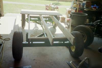 953 john deere running gear and people hauler