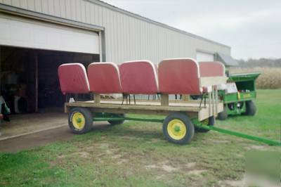953 john deere running gear and people hauler