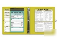 New the pet organizer kit ~organize your pet's records, 