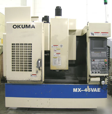 Okuma model MX45-vae vertical machining center