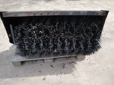 Sweepster rotary broom grasshopper mower attachment