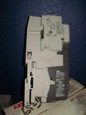  abb manual starters and d.o.l. starters on base, nos