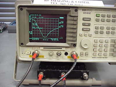 Hp-8591E spectrum analyzer 9KHZ-1.8GHZ freq range