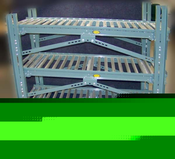 Hytrol gravity roller conveyer-3 tier/25.75
