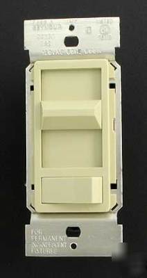 Ivory slider dimmers with on-off button 90680-i 