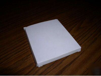 New 150 white cardboard cd jewel case mailers, JS7