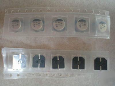New smd electrolytic capacitor, 47UF, pk of 10 (item#21) 