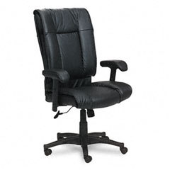 Office star 93 series executive leather high back swiv