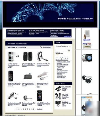 $$$ profitable wireless accessories website 4SALE $$$
