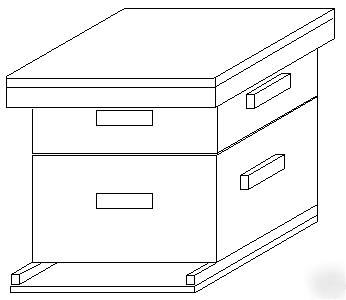 Simplified plans to build a beehive & beekeeping guide